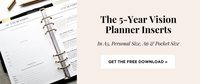 free printable planner inserts