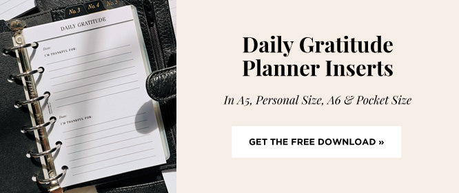 Free Planner Insert