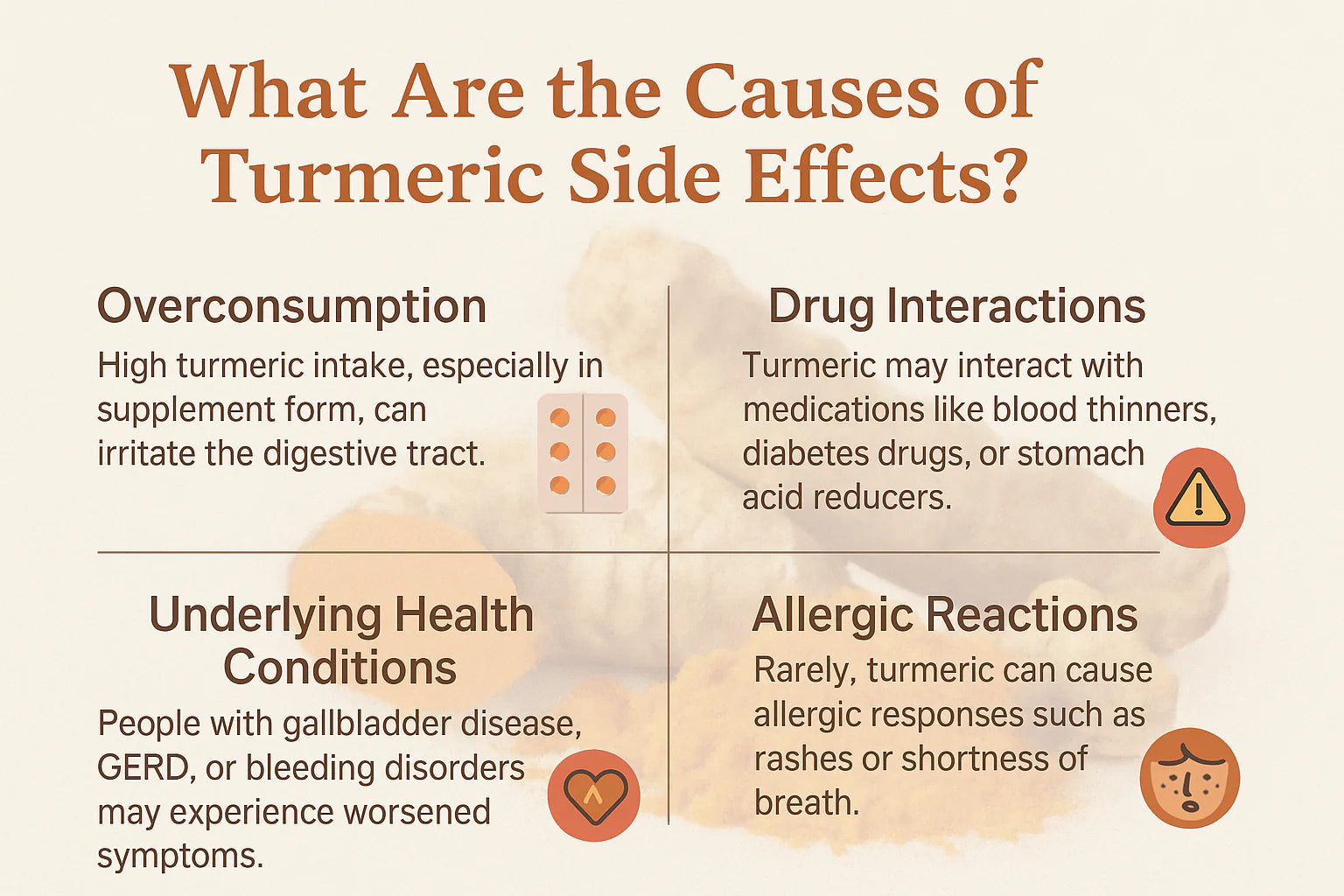 is turmeric safe NHS