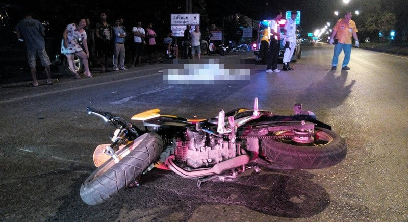 accident moto thailande