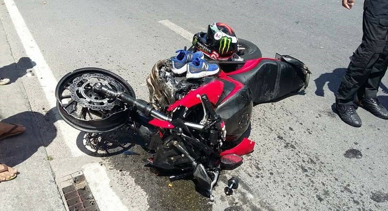 accident scooter thailande