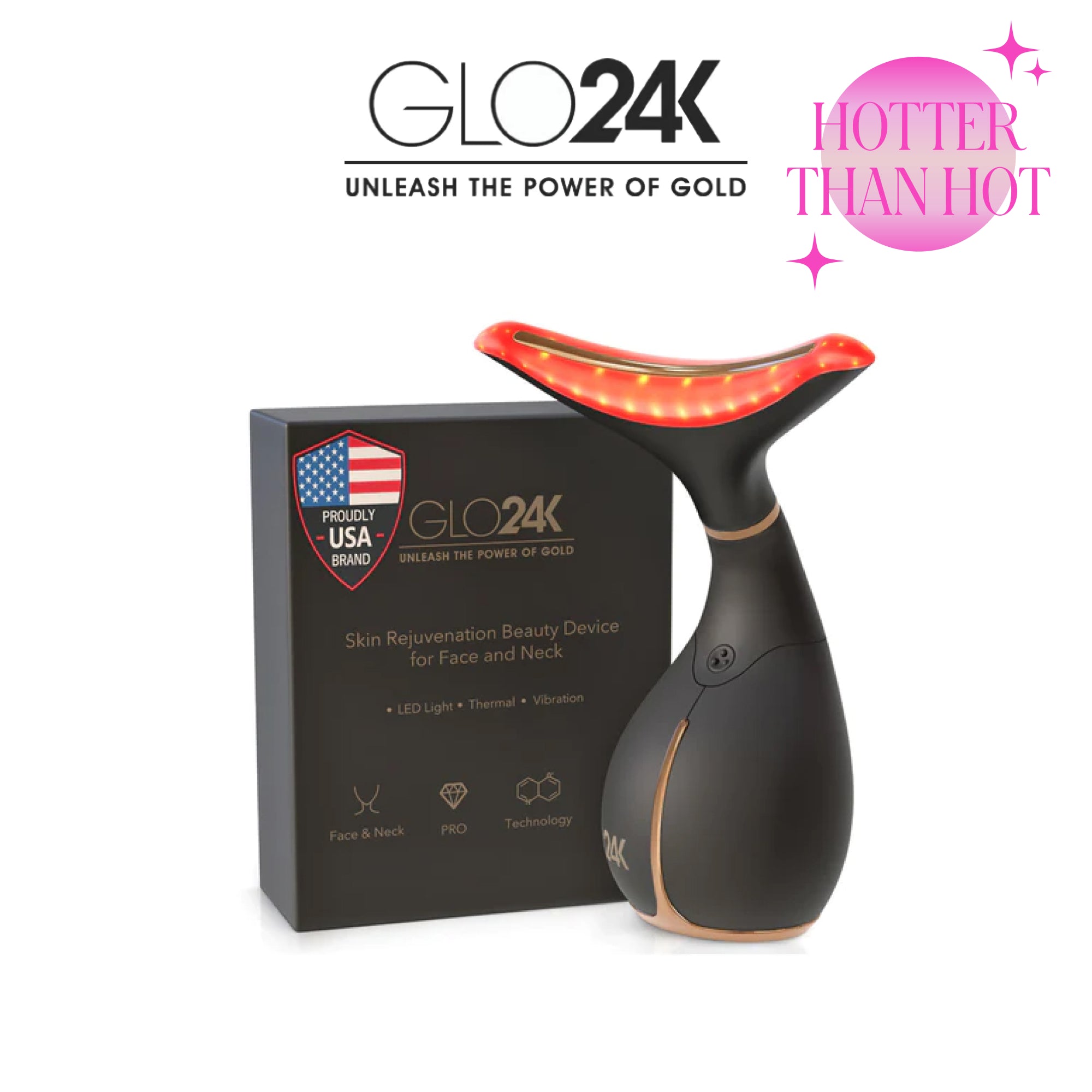 Glo24k - Skin Rejuvenation Beauty Device for Face and Neck