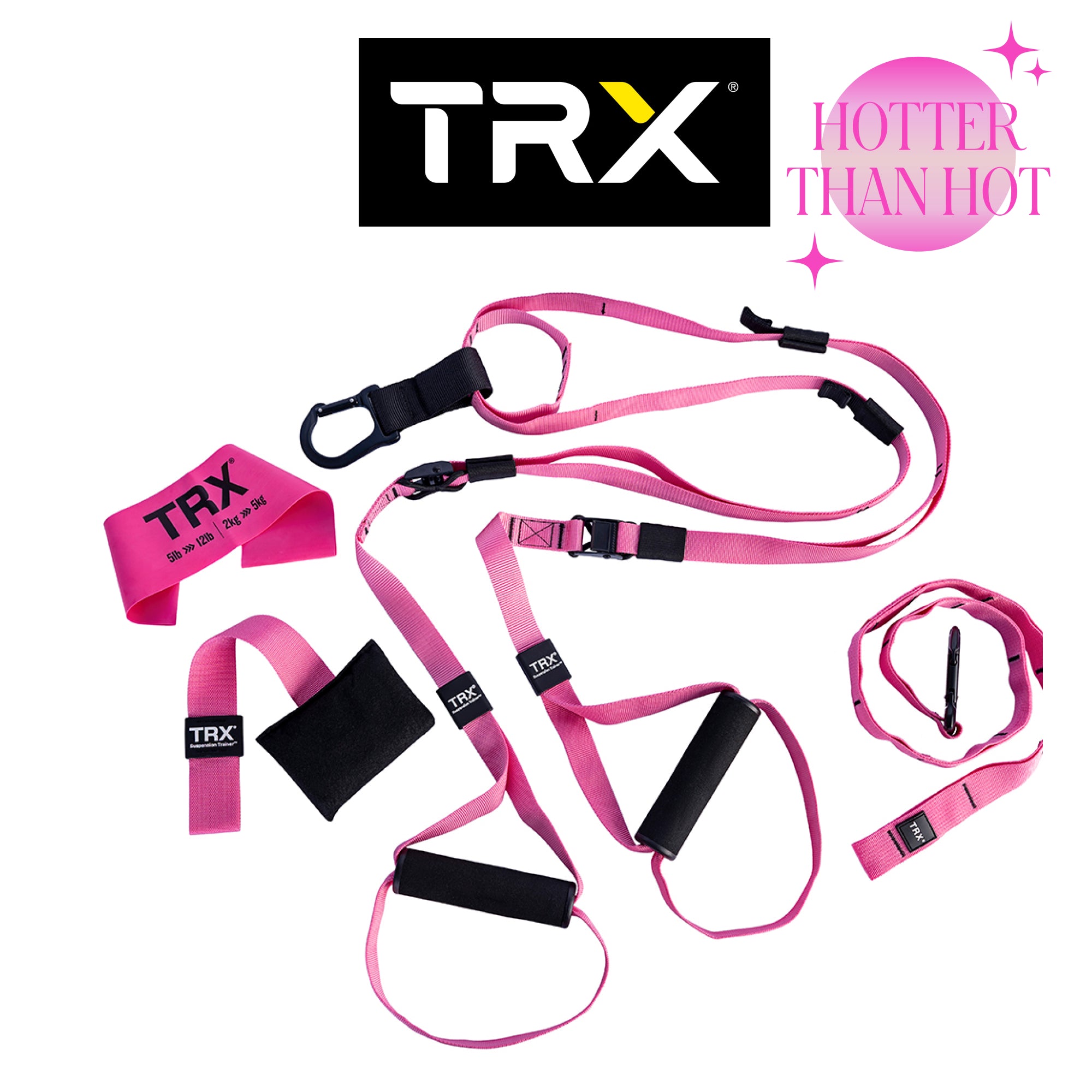 "Pink Edition" Suspension System Bundle with Matching Mini Band