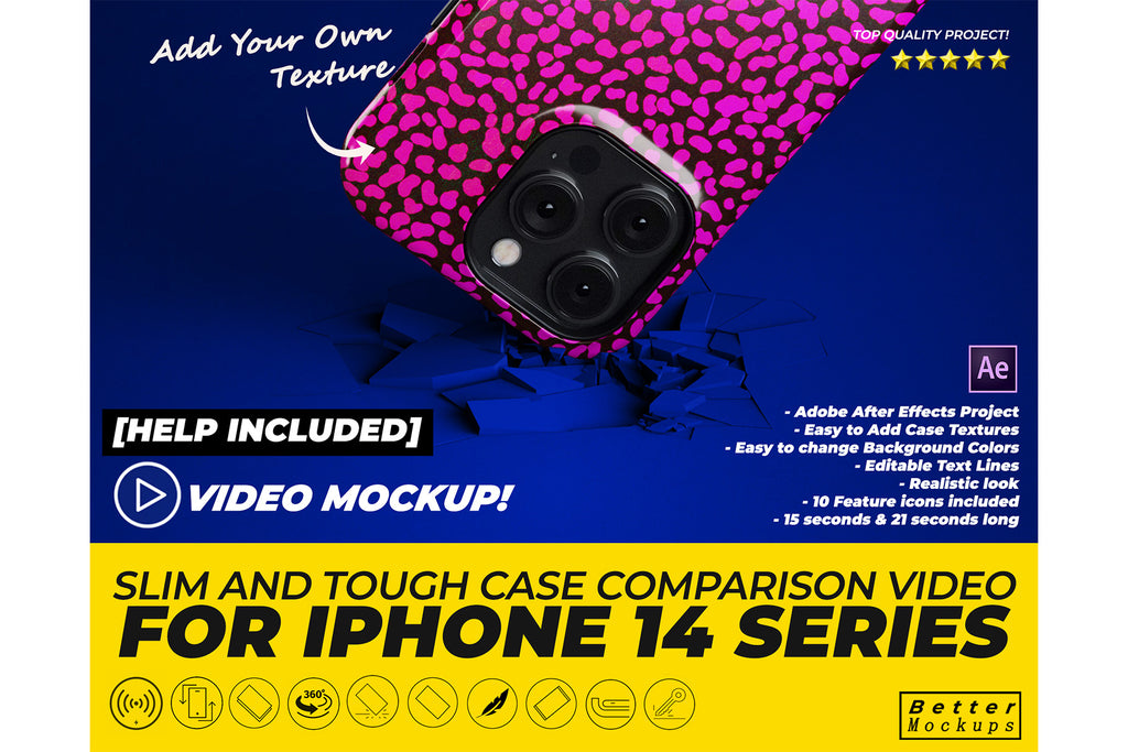 phone case video mockup template