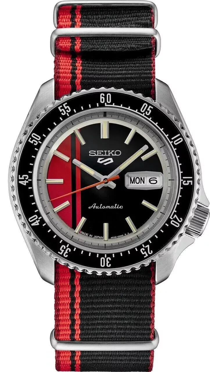 Seiko - 5 Sports Automatic Red/Black Dial - SRPK71