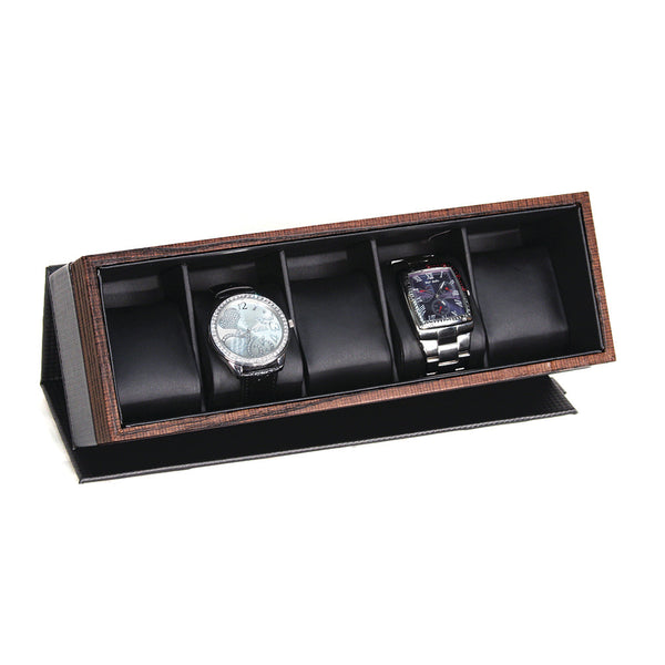 Mariner - Watch Display Box with Carbon Fiber Patterned Interior - 10 –  HOUNDSBAY