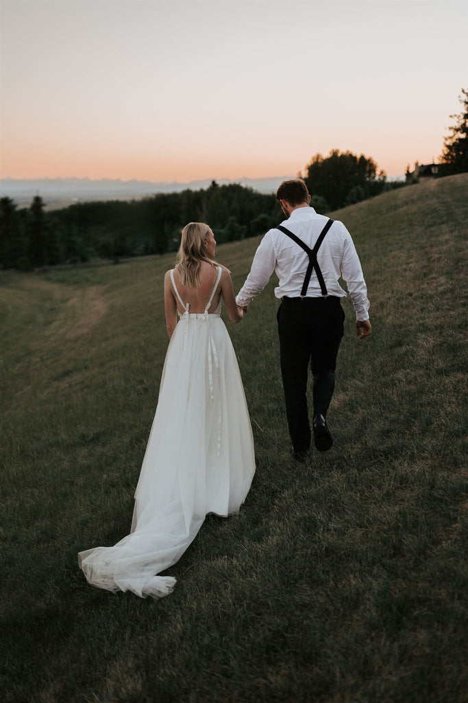 Canmore Alberta outdoor summer wedding