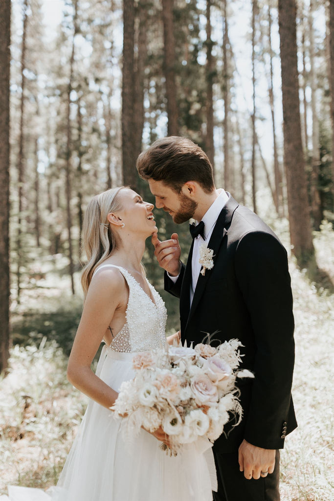 Canmore Alberta outdoor summer wedding