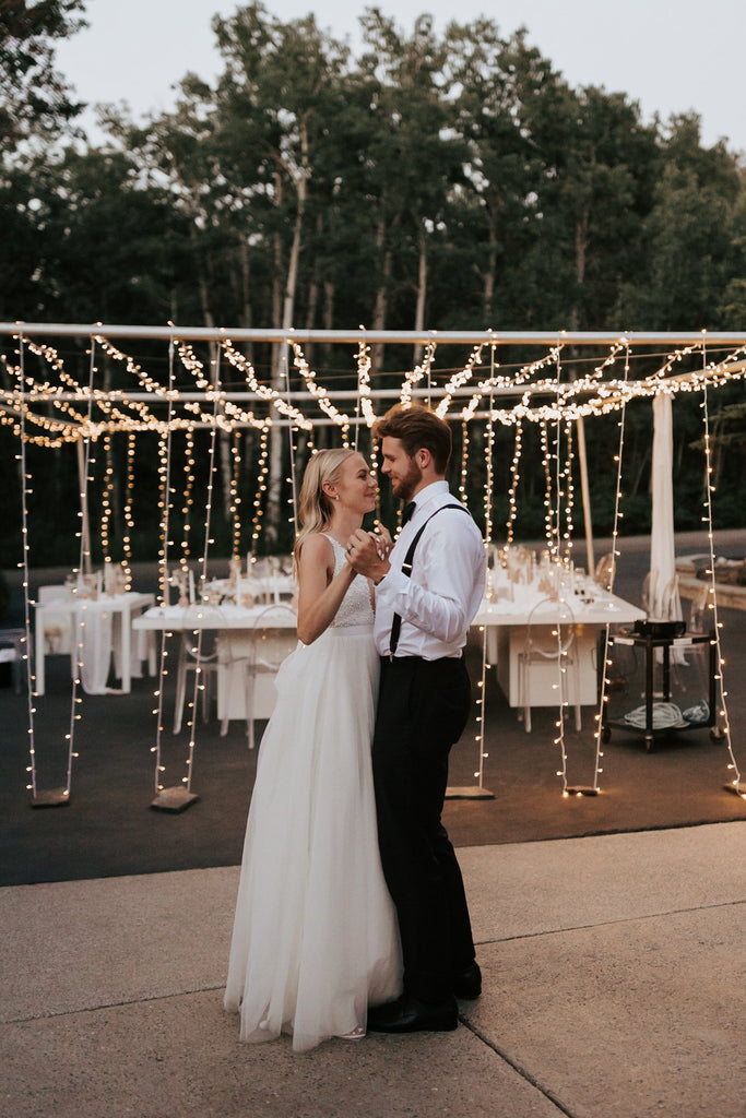 intimate boho-chic wedding in Alberta