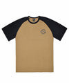 G803 T-Shirt Rich Mocha Logo Accent Raglan