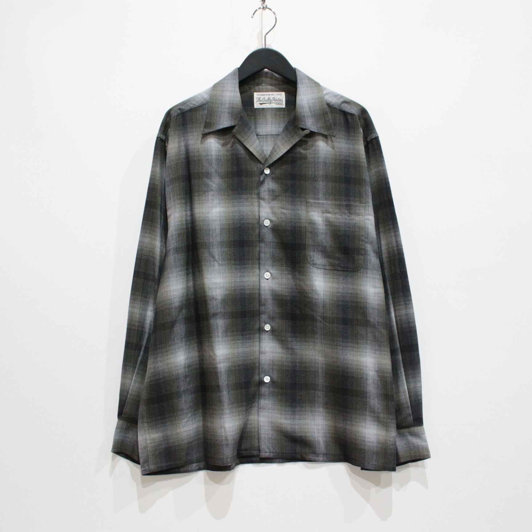 SON OF THE CHEESE | サノバチーズ SHAGGY CHECK SHIRT #NAVY [SC2220