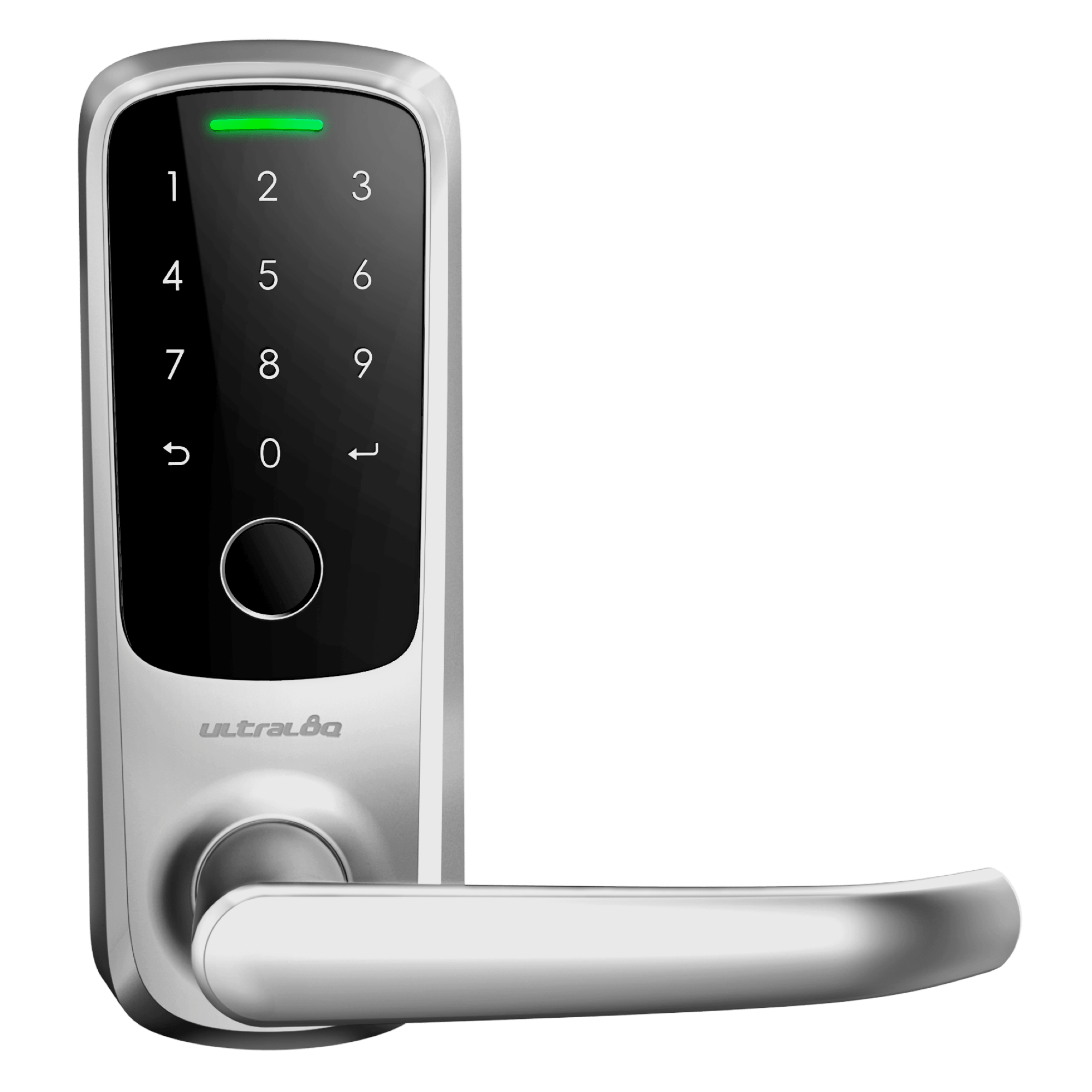 ULTRALOQ Latch 5 Fingerprint Smart Lock - Silver