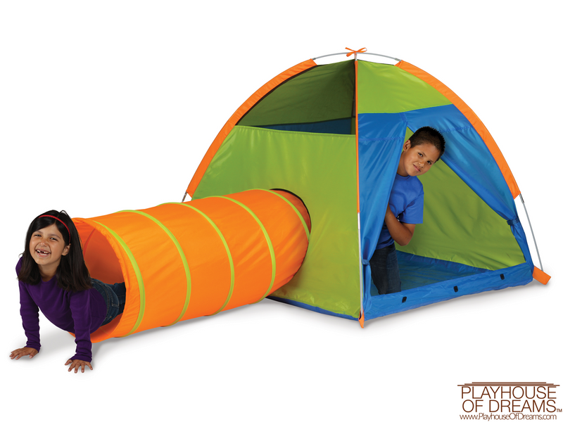 play tent with tunnel