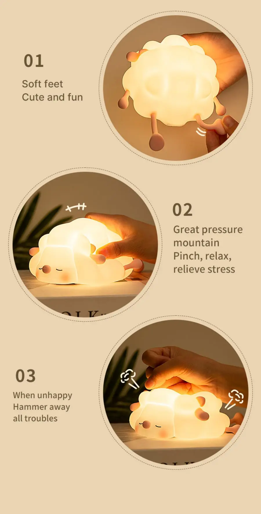 LED Night Lights Cute Animals