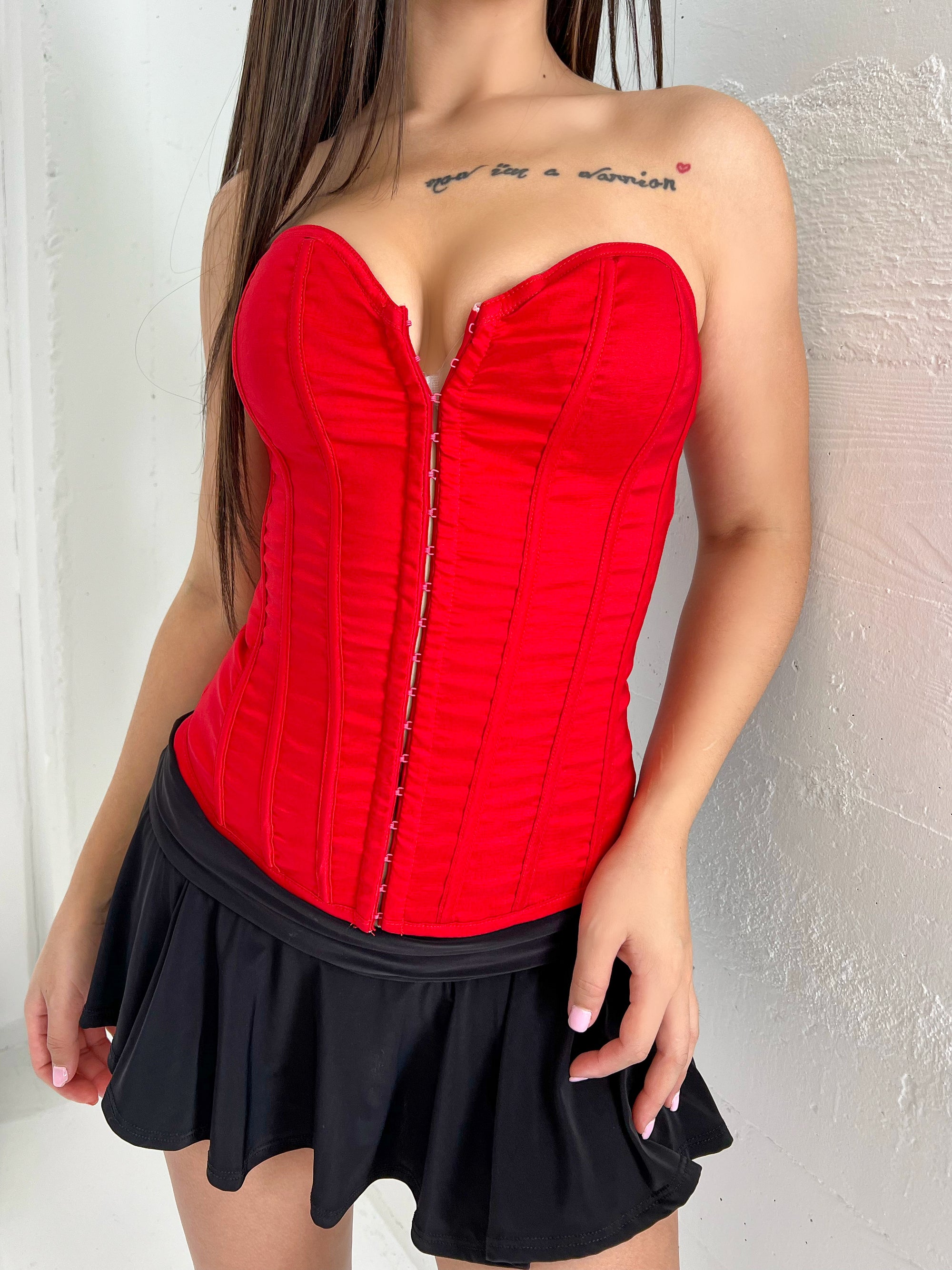 Phi Phi Babe Corset Bustier in Red