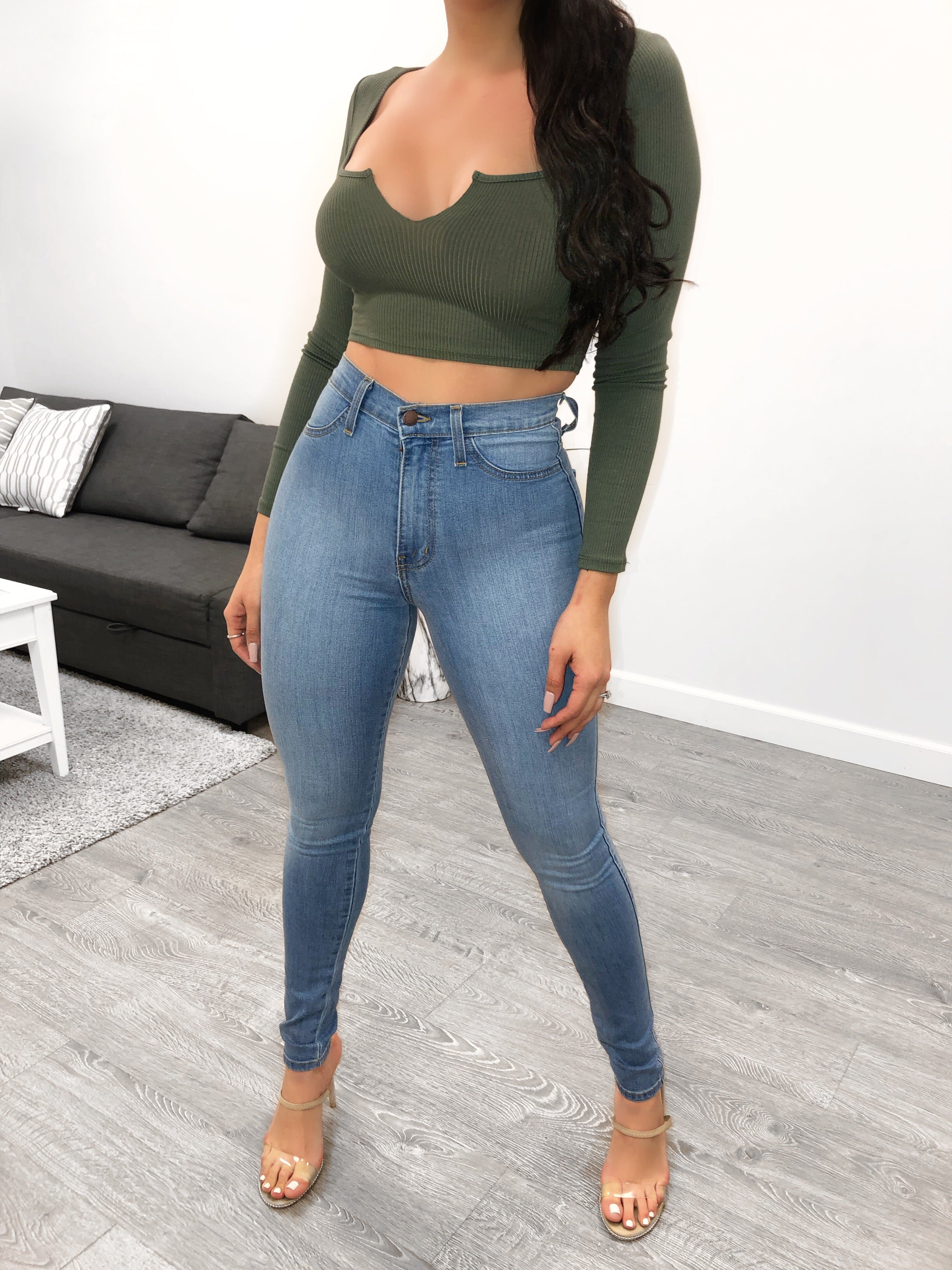 Maritza High Waist Jeans – Laura's Boutique