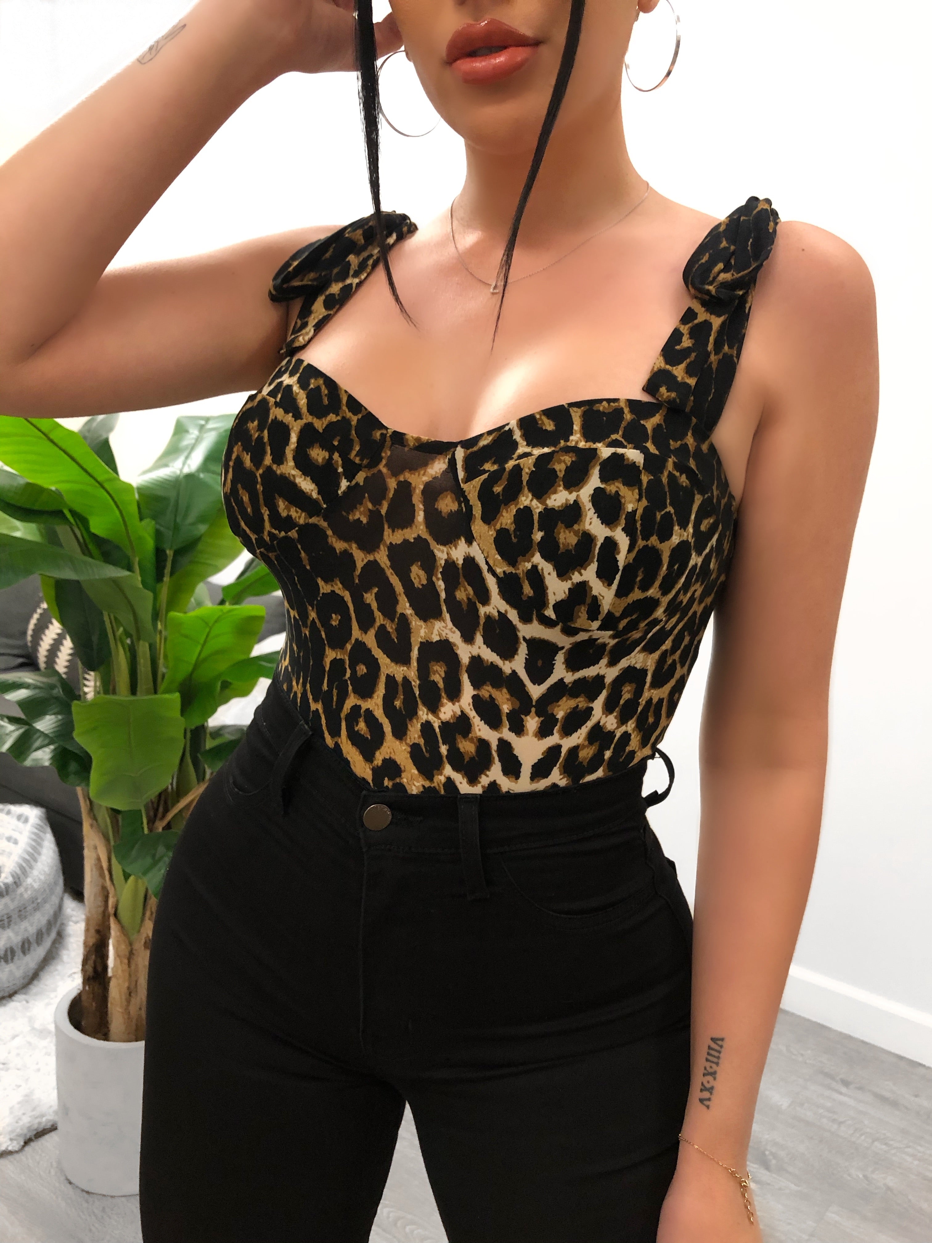 leopard bodysuit