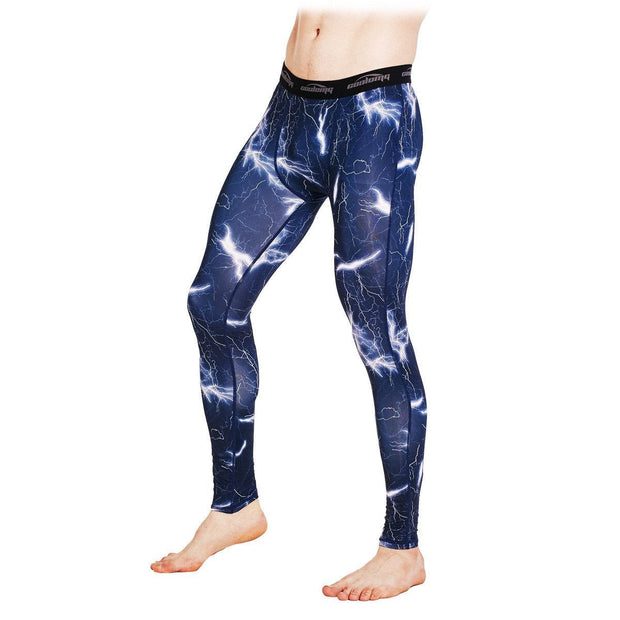 navy running capris