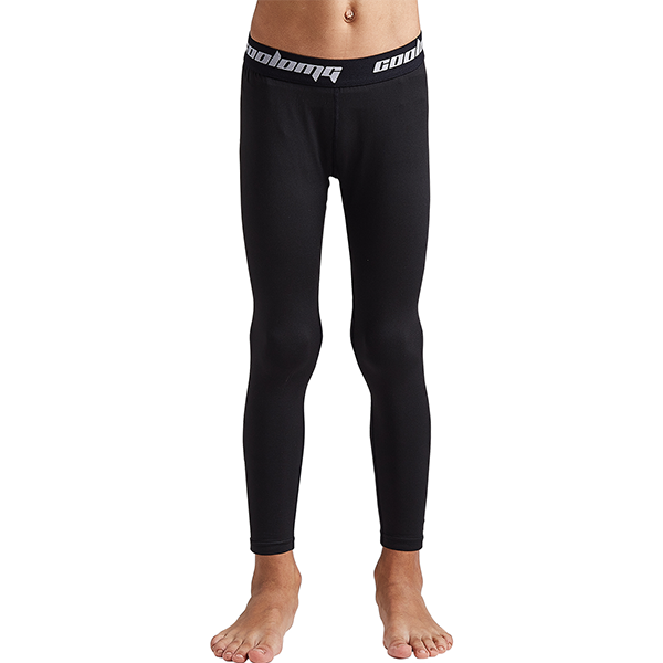 boys black compression pants