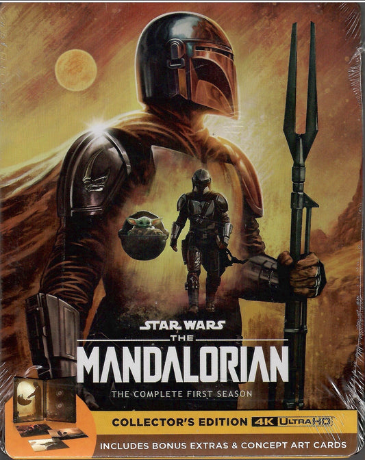 The Mandalorian Season Two Steelbook (4K UHD Blu-ray+Art Cards) Factory  Sealed