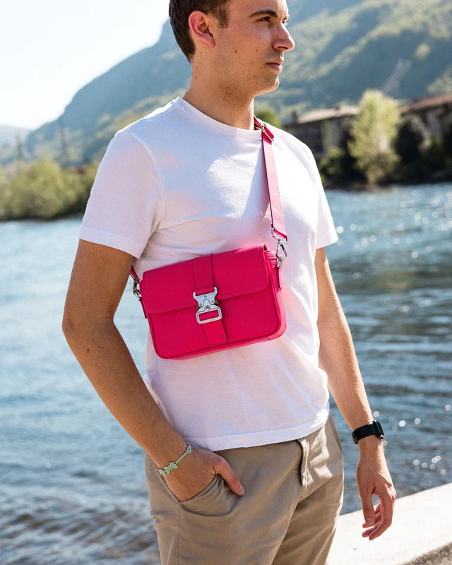 borsa elegante fucsia