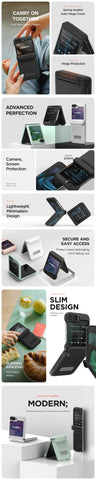 VRS Design Terra Guard Modern for Samsung Galaxy Z Flip 5 - Matte Black