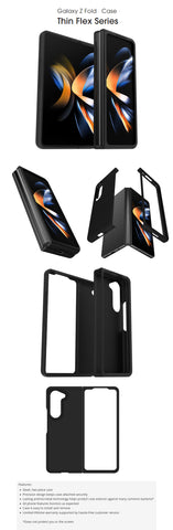 Otterbox Thin Flex for Samsung Galaxy Z Fold 5 / Z Fold 4 - Black