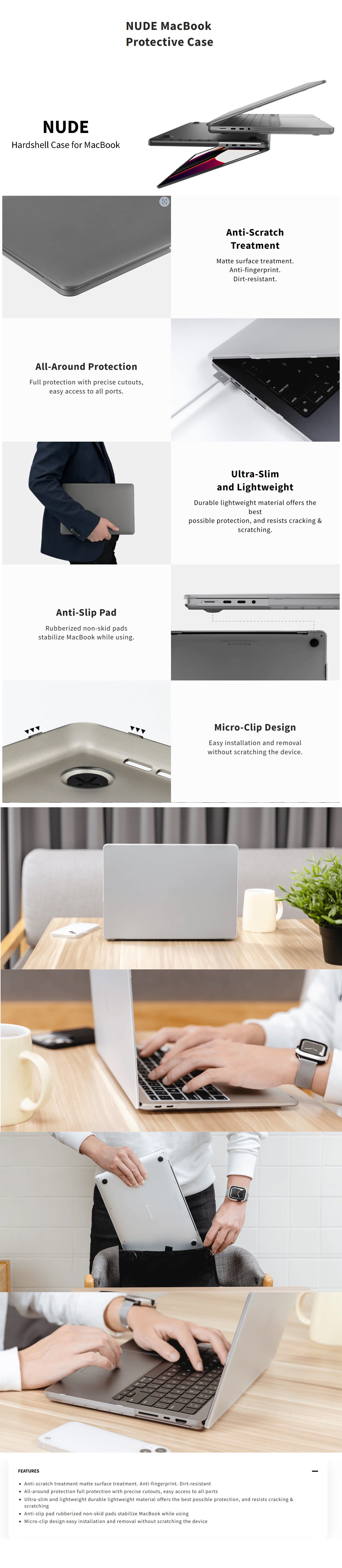 SwitchEasy Nude Case for Macbook Air 15