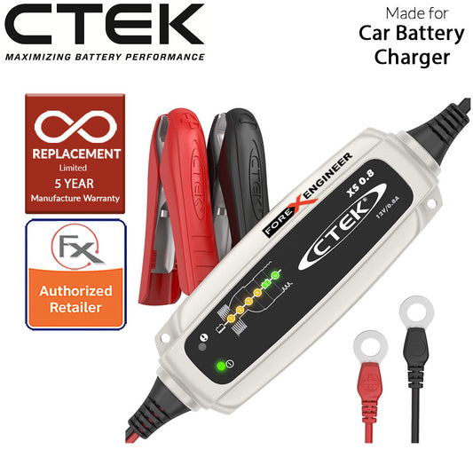 CT5 TIME TO GO UK (5.0 A) 12V - Smart Battery Charger (Petrol