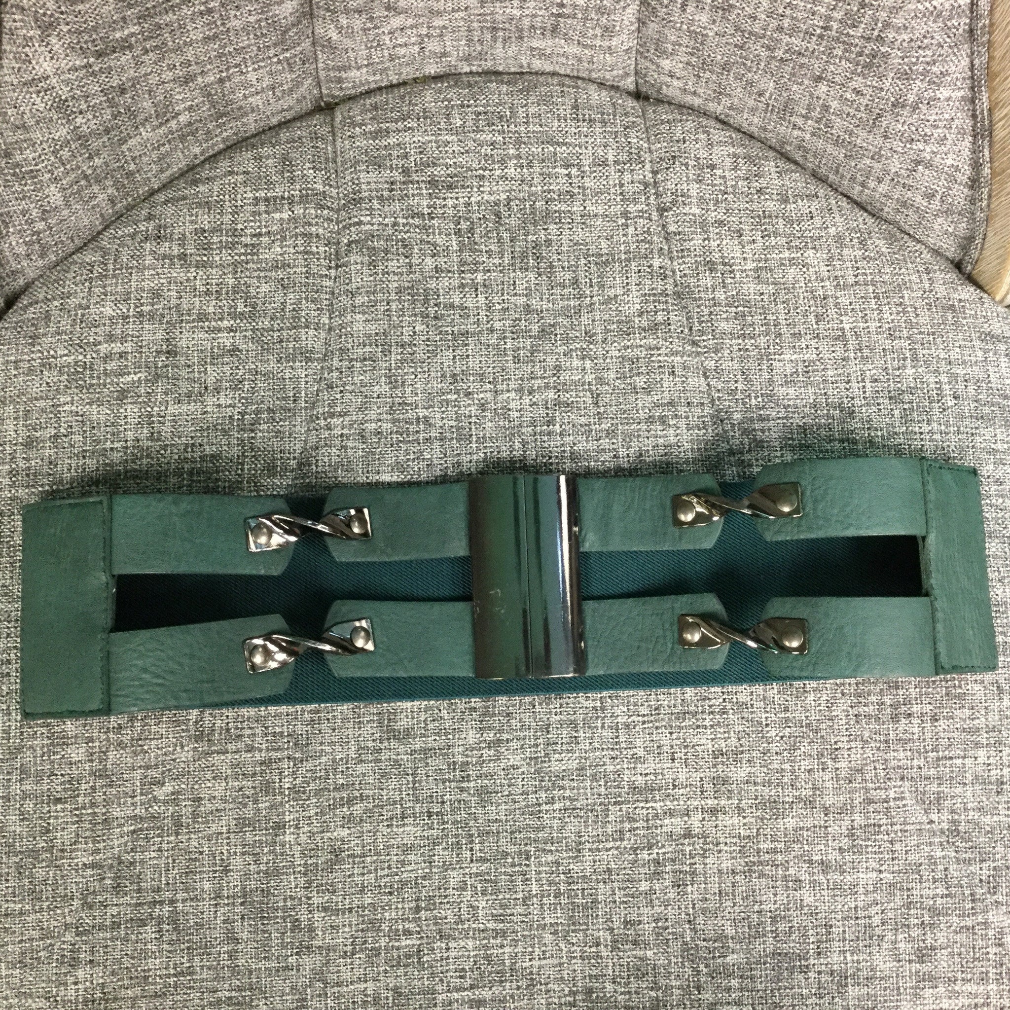 Belt, Green with Metal detail