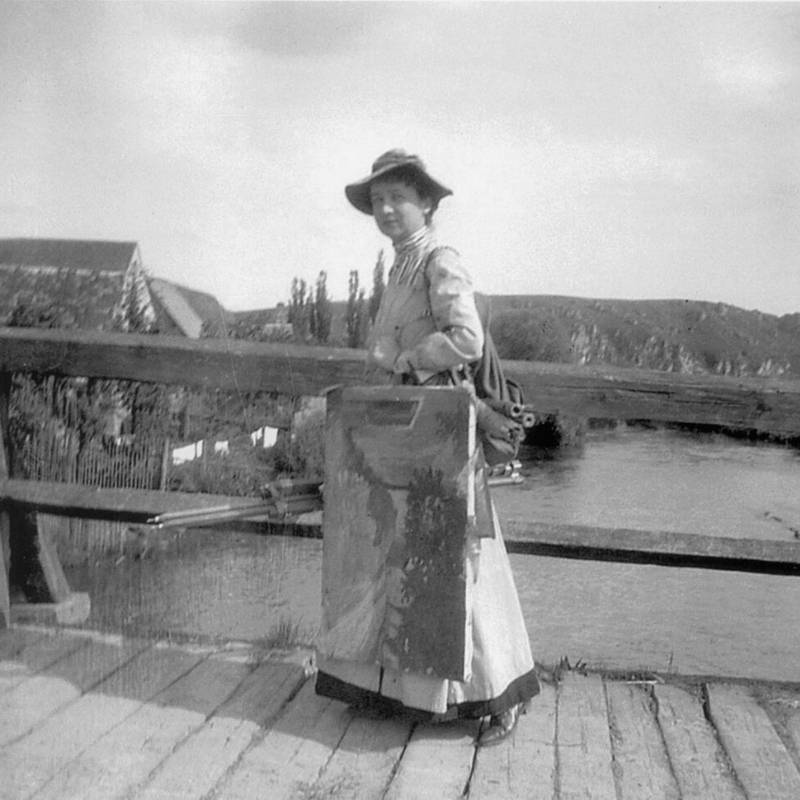 1024px-Photo_-_Gabriele_Münter_-_Kallmünz_Brücke_-_1903