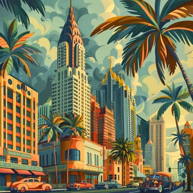 À Miami Beach, l'Art Déco a trouvé un terrain fertile