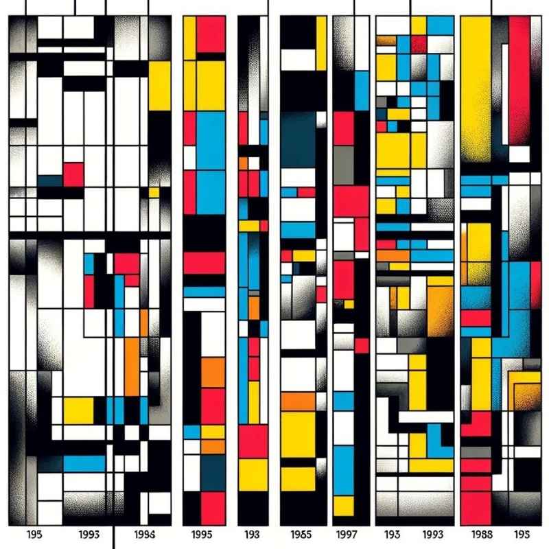 L'Évolution de l'Art Abstrait De Mondrian aux Tendances Actuelles