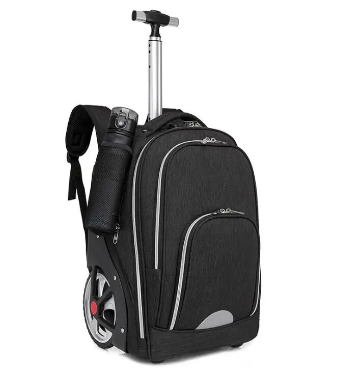 18 Inch Large Wheels School Trolley Backpack