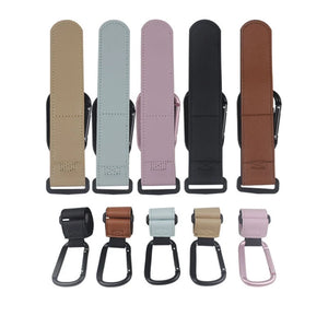 1/2pcs PU Leather Baby Bag Stroller Hook - ClubShopex