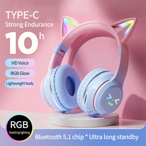 Gradient RGB Wireless Headphones - ClubShopex