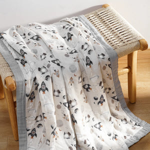 4 Layers Premier Bamboo Cotton Blanket - ClubShopex