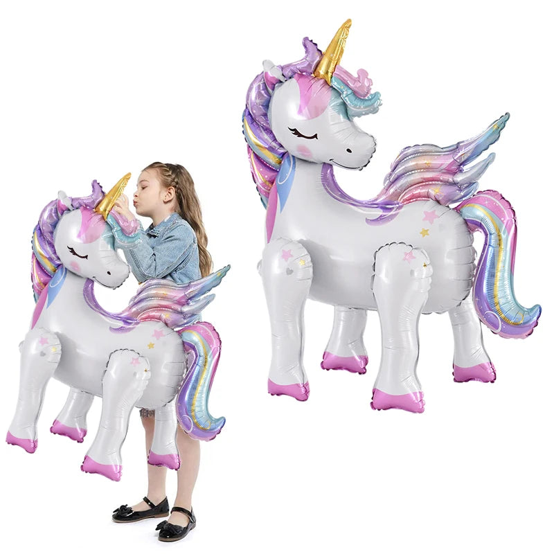 Standing Unicorn Foil Balloons