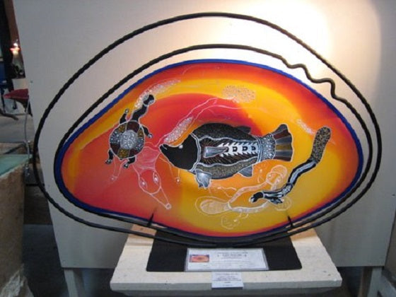 Aboriginal Art - Glass Art