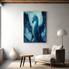 Blue Frost Dragon Canvas2