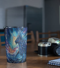 Cosmic Wolf Steel Tumbler