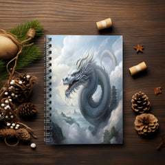 Mystical Mist Dragon Spiral Notebook
