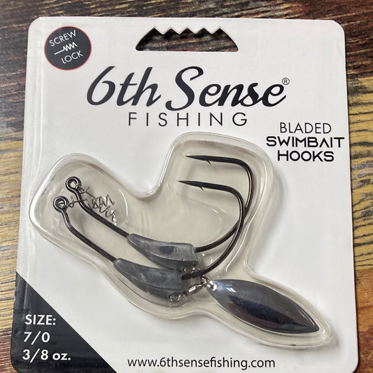 6th sense Bladed swim bait hooks 3/0. 3/16 – Lake Fork Resort