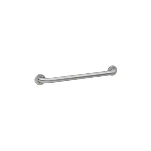 1-1/4" Dia. Straight Satin Grab Bar - 18"W