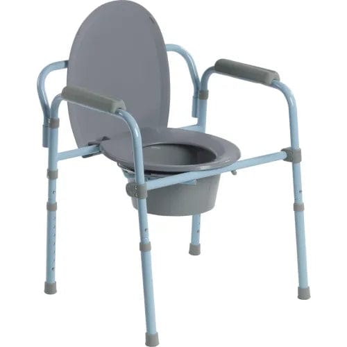 Steel Folding Frame Commode
