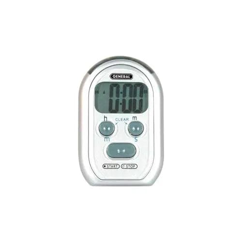 Digital Count-Up/Count-Down Timer With Audible Beeper, Red Led & Vibration Alarm - Pkg Qty 5