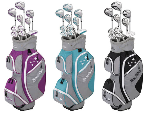 Tour Edge Lady Edge Complete Womens Golf Set with Cart Bags