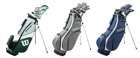 Wilson Profile SGI Set / Wilson Magnolia Mint Set / Wilson Magnolia Complete Set w/ Stand Bags