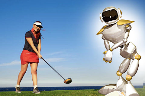 Robo Fitter Girl Golf Swing