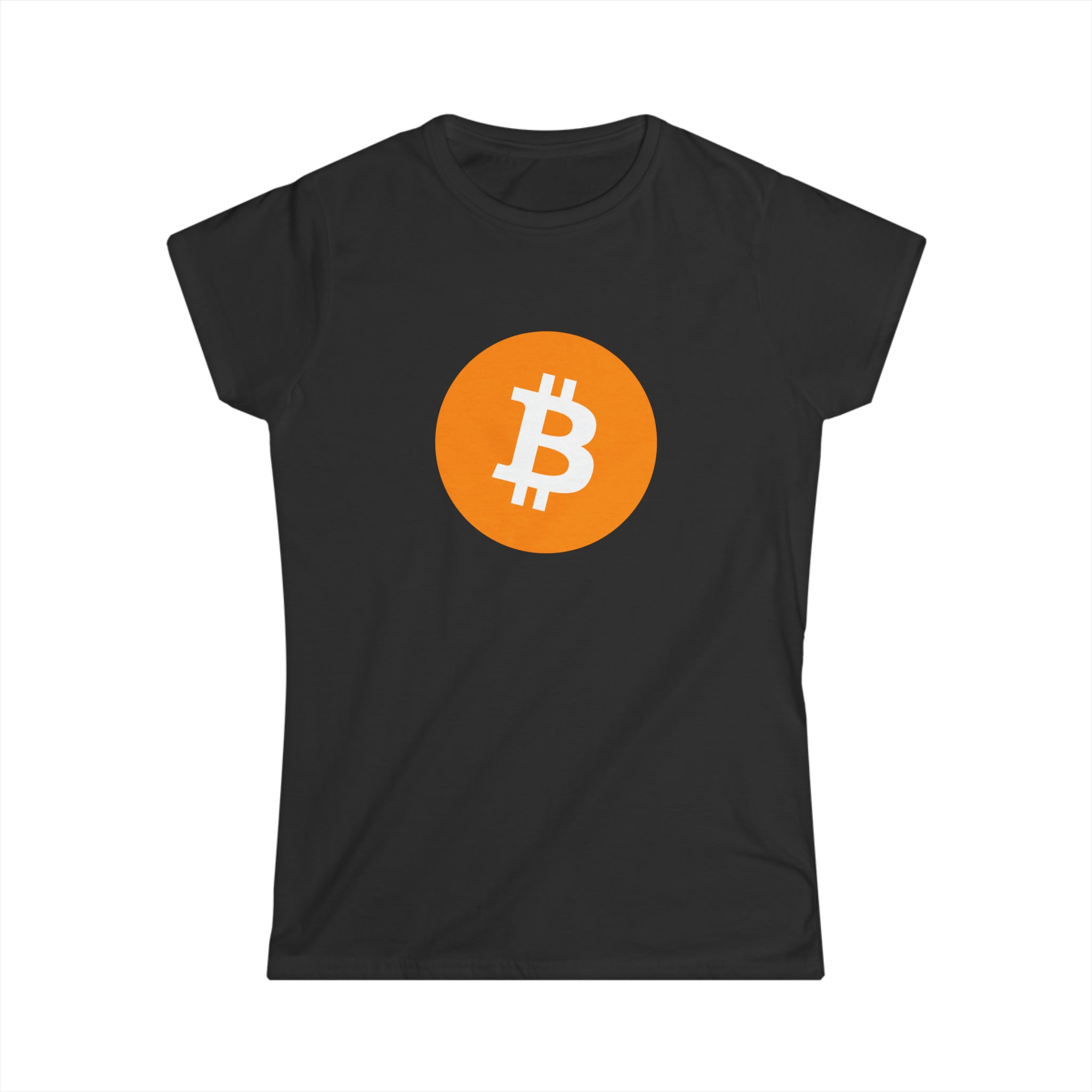 Bitcoin Logo Women's Softstyle Tee